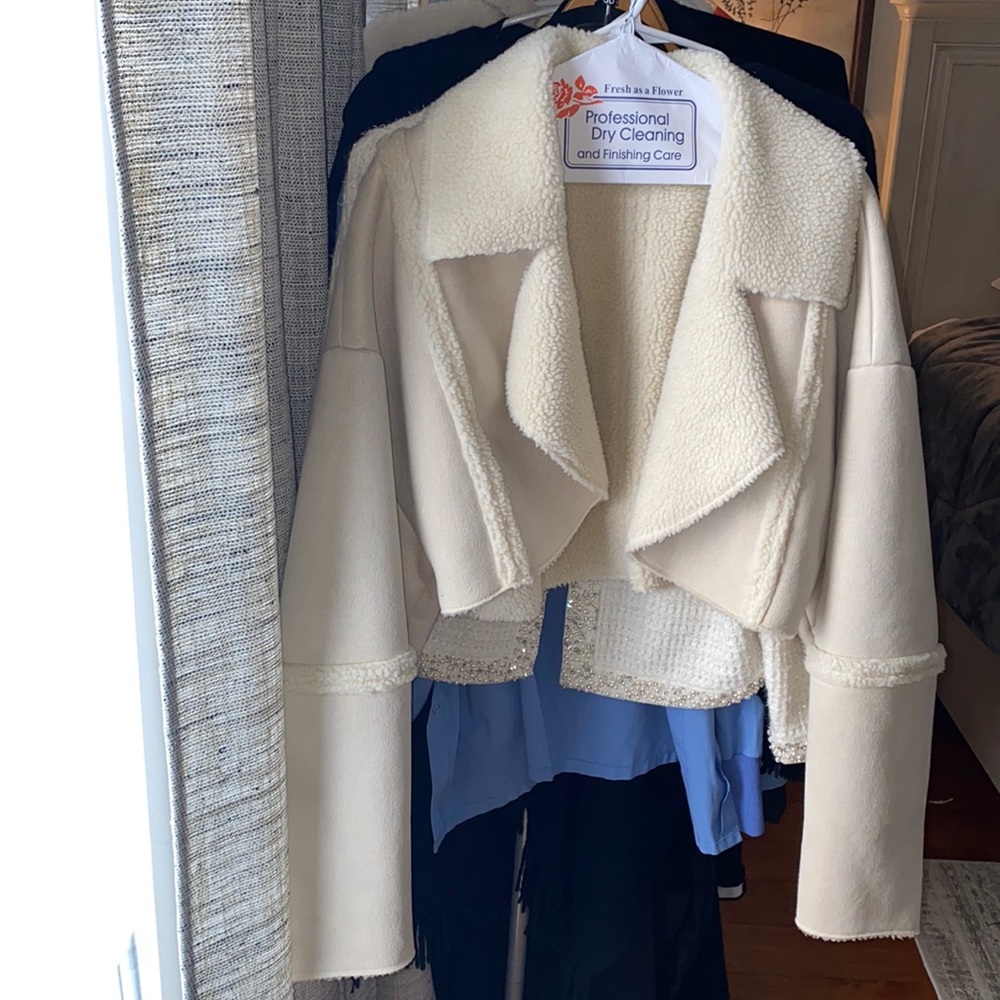 Faux fur jacket